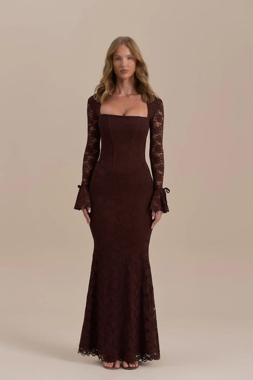 Kanten Zeemeermin Maxi Jurk